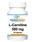 L-Carnitine Supplement 500 mg, 30 Capsules - Endorsed by Dr.