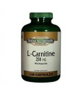 L Carnitine 250 Mg Capsules - 100 Capsules