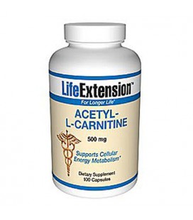Acetyl-L-Carnitine, 500 Mg 100 Caps