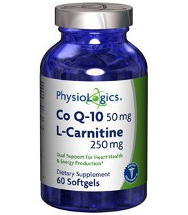 Coenzyme Q10 w/ L-Carnitine 60 Softgels by Physiologics