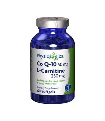 Coenzyme Q10 w/ L-Carnitine 60 Softgels by Physiologics