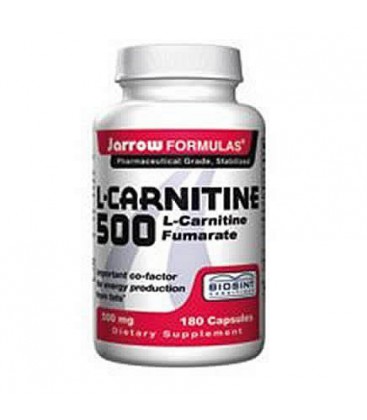 Jarrow L-Carnitine 500 mg, 180 caps ( Multi-Pack)