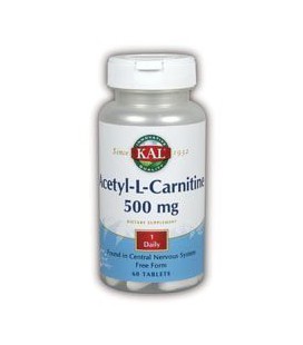 KAL - Acetyl-L-Carnitine 500mg - 60ct Tab
