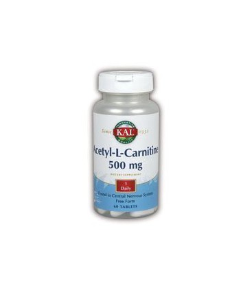 KAL - Acetyl-L-Carnitine 500mg - 60ct Tab