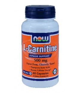 Now Foods Carnitine 500 mg (60 caps) ( Multi-Pack)