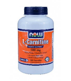 Now Foods Carnitine 500mg, 180 caps ( Multi-Pack)