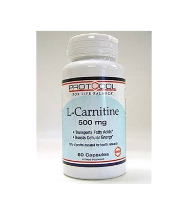 Protocol For Life Balance - L-Carnitine 500 mg 60 caps