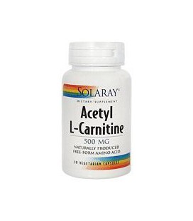 Solaray - Acetyl L-Carnitine - - 30 vegetarian capsules