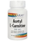 Solaray - Acetyl L-Carnitine - - 30 vegetarian capsules