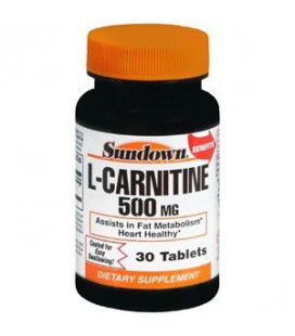 SUN DOWN L-CARNITINE 500MG 44854 30 CAPSULES