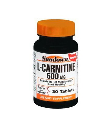 SUN DOWN L-CARNITINE 500MG 44854 30 CAPSULES