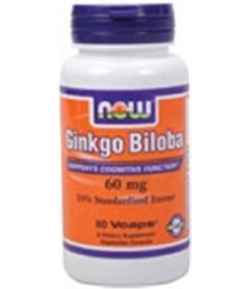 Ginkgo Biloba 24% Standardized Extract 60 Capsules