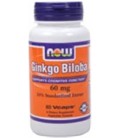 Ginkgo Biloba 24% Standardized Extract 60 Capsules