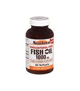 Fish Oil 1000 Mg Cholesterol Free Dietary Supplement Softgel