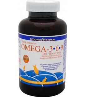 WooHoo Natural Triple Strength Cholesterol Free Omega 3 6 9