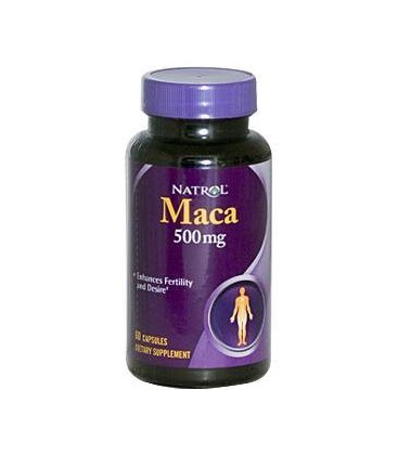 Natrol Maca 500mg Capsules, 60-Count