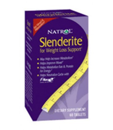 Natrol Slenderite Weight Loss, 60 Tablets (Pack of 2)