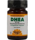 Country Life - Dhea (Dehydroepiandrosterone), 25 mg, 90 caps