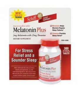 Schiff Melatonin Plus 3 mg Melatonin with 25 mg Theanine - F