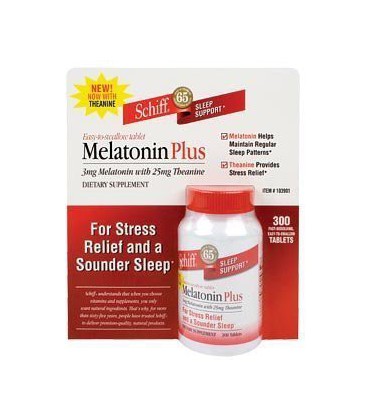 Schiff Melatonin Plus 3 mg Melatonin with 25 mg Theanine - F