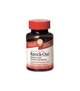 Schiff Knock-Out Melatonin with Theanine & Valerian, KAVA Fr