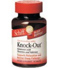 Schiff Knock-Out Melatonin with Theanine & Valerian, KAVA Fr