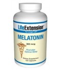 Life Extension Melatonin 300 mcg Capsules, 100-Count