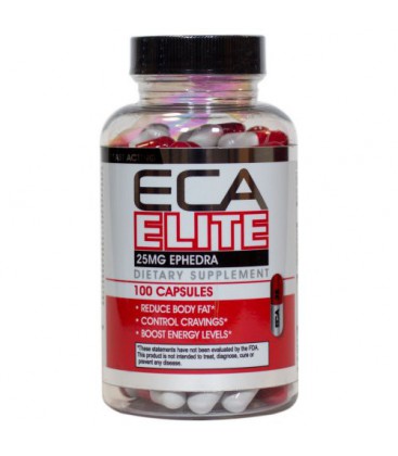 ECA Elite 25 mg Ephedra - 100 caps