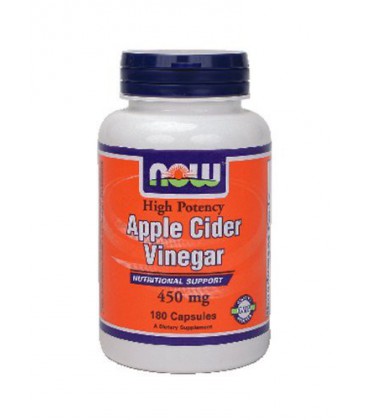 NOW Foods - Apple Cider Vinegar 450 mg. - 180 Capsules ( Multi-Pack)