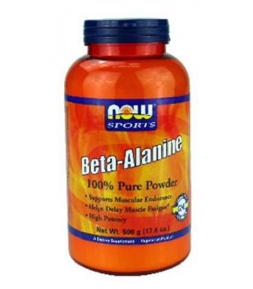 NOW Foods - Beta-Alanine 100% Pure Powder - 500 Grams ( Multi-Pack)