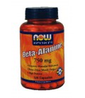 NOW Foods - Beta-Alanine 750 mg. - 120 Capsules ( Multi-Pack)