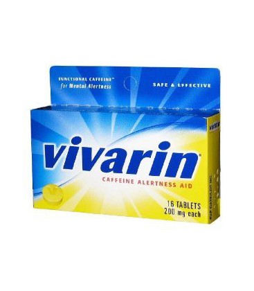 Vivarin caféine aide, Vigilance 200 mg, 16 comprimés