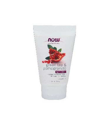 NOW Foods - Green Tea Pomegranate Moisturizing Night Cream - 2 oz. ( Multi-Pack)