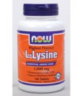NOW Foods - L-Lysine 1000 mg 100 tabs