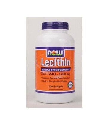 NOW Foods - Lecithin (Non-GMO) 1200 mg 200 softgels