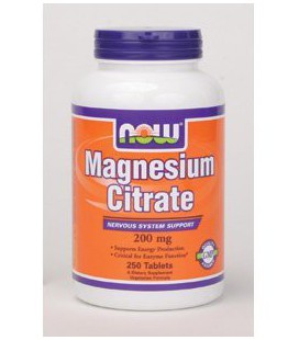 NOW Foods - Magnesium Citrate 200 mg 250 tabs