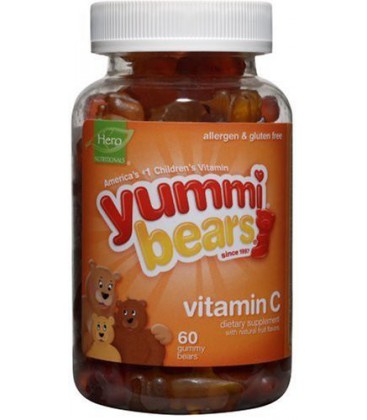 Yummi Bears Vitamin C, 60-Count Gummy Bears