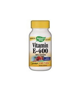 Nature's Way Vitamin E 400 IU, 100 Softgels