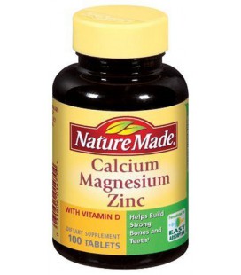 Nature Made Calcium, Magnesium, and Zinc with Vitamin D, 100