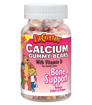 L?il Critters Calcium Gummy Bears with Vitamin D, 60-Count B