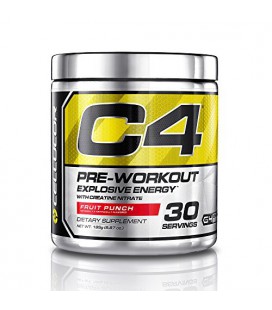 Cellucor C4 Pré suppléments d'entraînement avec Créatine, Nitric Oxide, Beta Alanine et de l'énergie, 30 Portions, Fruit Punch