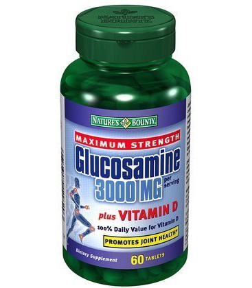 Nature's Bounty Glucosamine + D 3000mg - Max Strength 60 tab