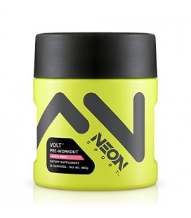 Neon Sport Volt Créatine preworkout gratuit avec Beta Alanine, Lemon Berry, 36 Portions
