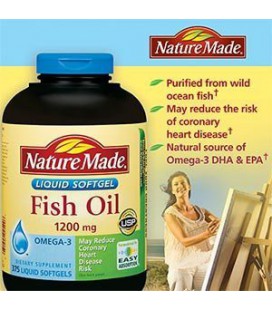 Nature Made Maximum Strength Omega-3 Fish Oil 1200 mg - 375