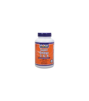 Now Foods Super Omega 3-6-9 Soft-gels, 1200Mg, 180-Count