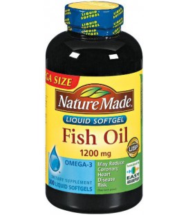 Nature Made Fish Oil Omega-3 1200mg, 300 Softgels