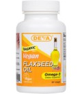 Deva Organic Vegan Vitamins Flax Seed Oil, Omega-3, 90 Vcaps