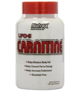 Nutrex Lipo 6 Carnitine, capsules liquides, 120 Count