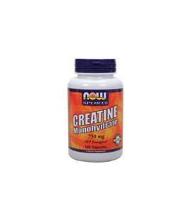 Now Foods Creatine Monohydrate 750mg Capsules, 120-Count