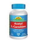 Acétyl L-carnitine 500 mg 120 Vcaps par Nova Nutritions